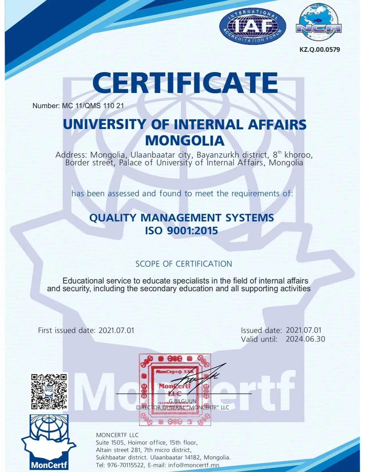 ISO 9001:2015